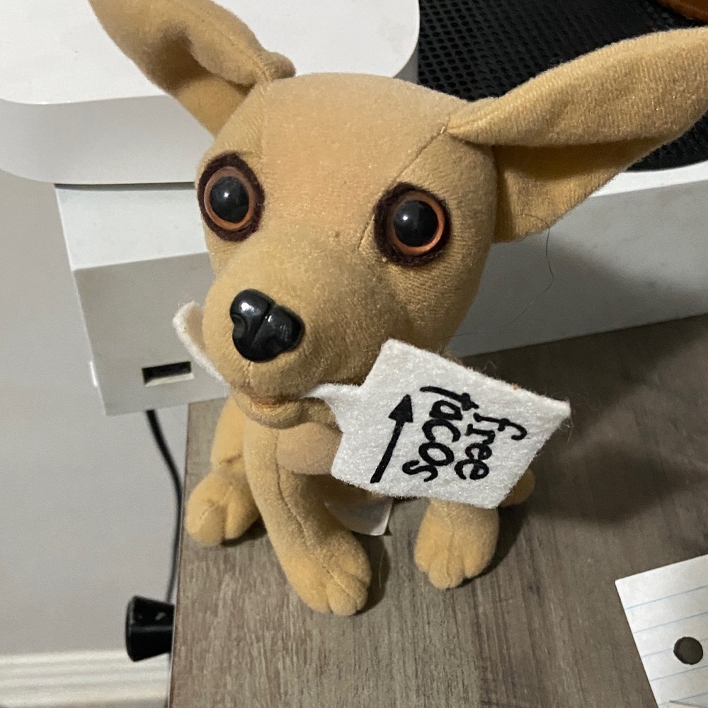 Chihuahua Taco Bell Plush